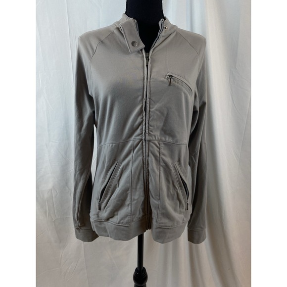 Athleta‎ Salutation Gray  Jacket Women's Size Large - Picture 2 of 10